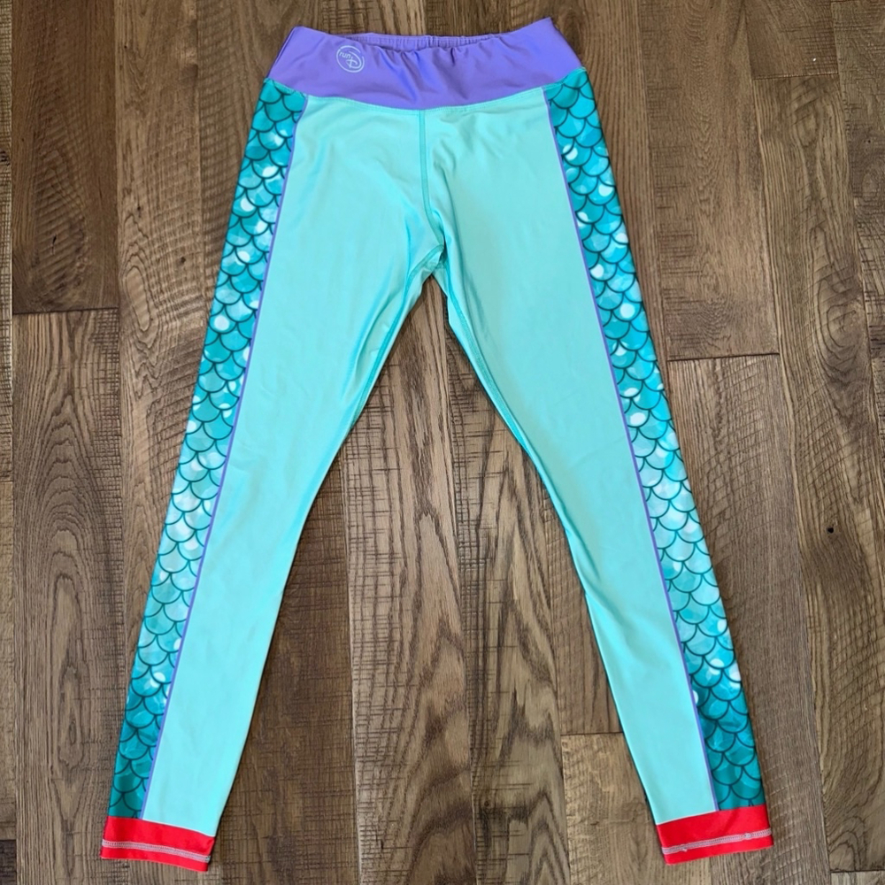 Disney Women’s runDisney Ariel The Little Mermaid Athletic Leggings Size Medium